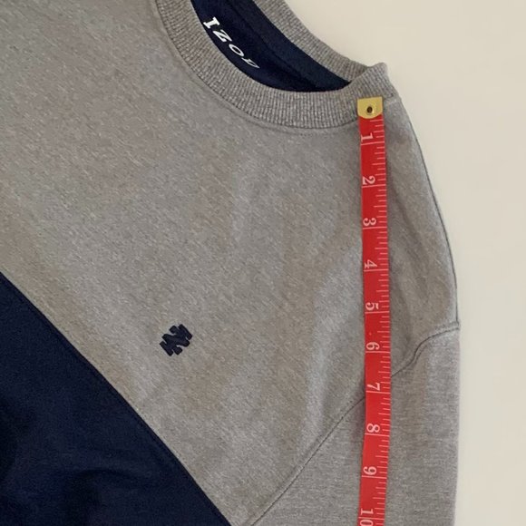 EUC Izod Advantage Performance Stretch Men's Sweatshirt Size Medium Blue/Gray - Picture 11 of 12